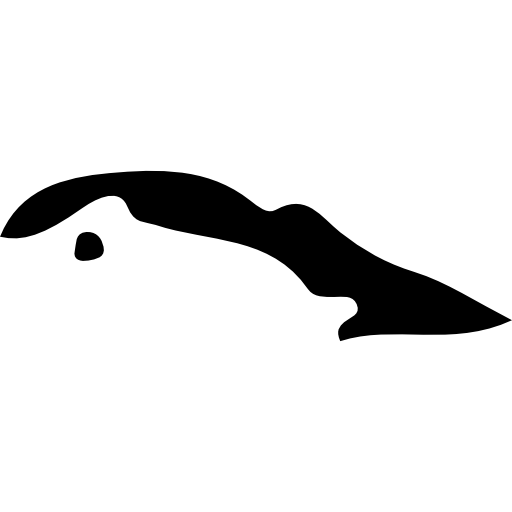 Cuba Country Map Silhouette Icons Free Download