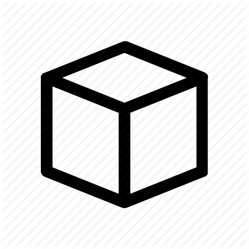 Basic, Cube, Icon, Set Icon
