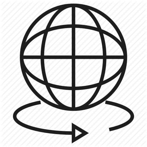 Globe, Rotate, World Icon