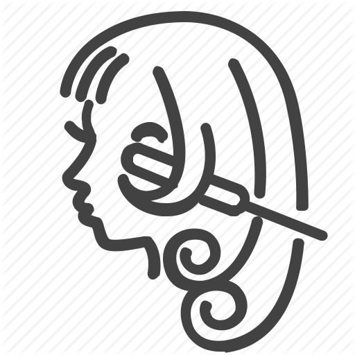 Barber, Curly, Hair, Perm, Service, Woman Icon