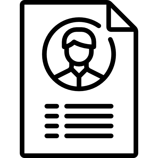 Curriculum Icon Human Resources Set Freepik