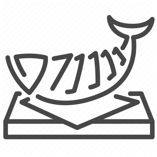 Fish, Food, Fried, Japan, Japanese Icon