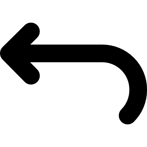 Back Left Curved Arrow Icons Free Download