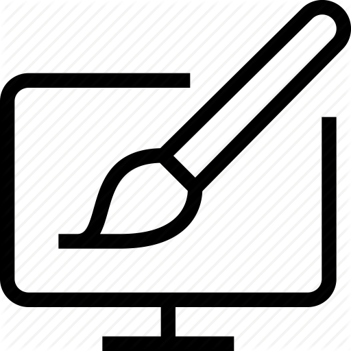 Creative Design, Creativity, Custom Design, Monitor, Paint Brush