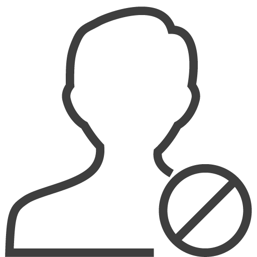 User Man Invalid Icon