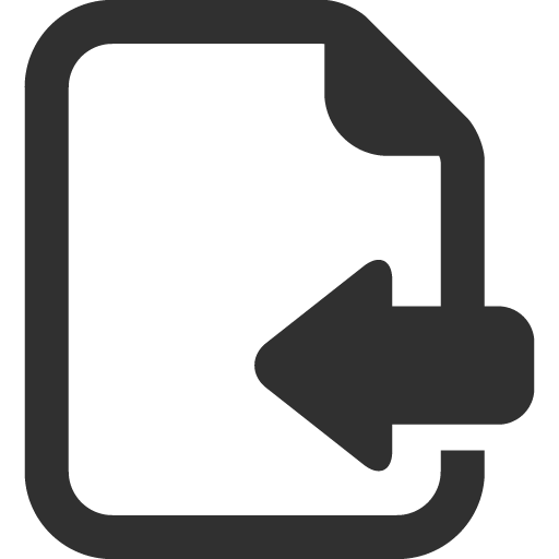 Import Icon Mono General Iconset Custom Icon Design