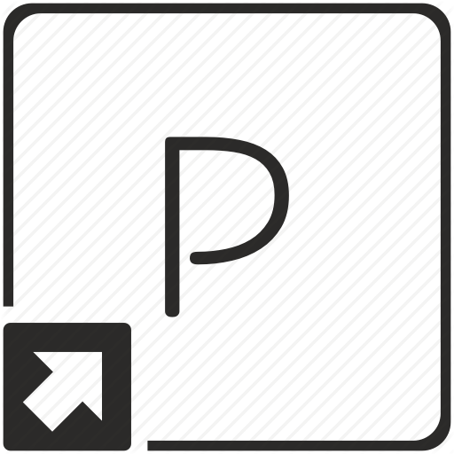Key, Keyboard, Letter, P, Shortcut Icon