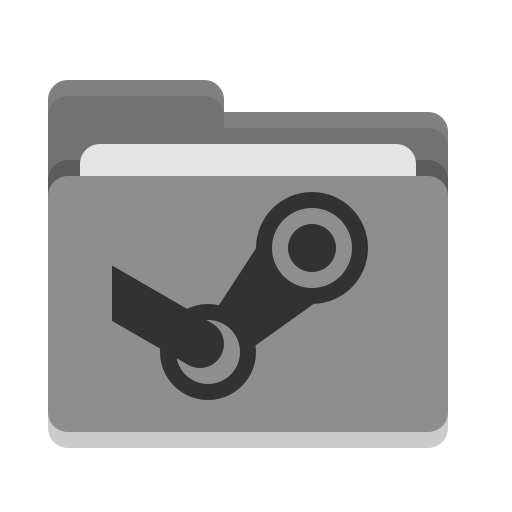 Folder, Grey, Steam Icon Free Of Papirus Places