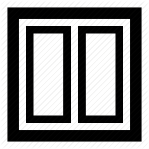 Estate, Glass, Window, Windows, Wood Window Icon