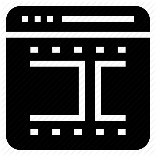 Movie, Online, Reel, Webpage, Window Icon