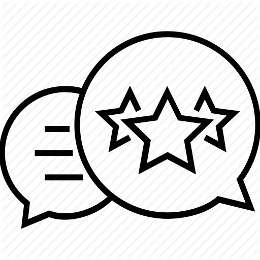Chat, Customer Experience, Customer Review, Review, Stars Icon