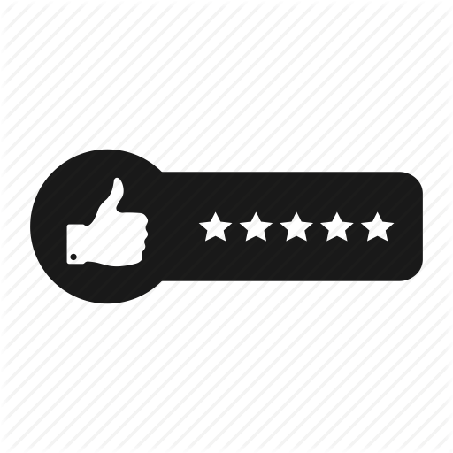 Customer, Five, Rating, Review, Satisfaction Icon