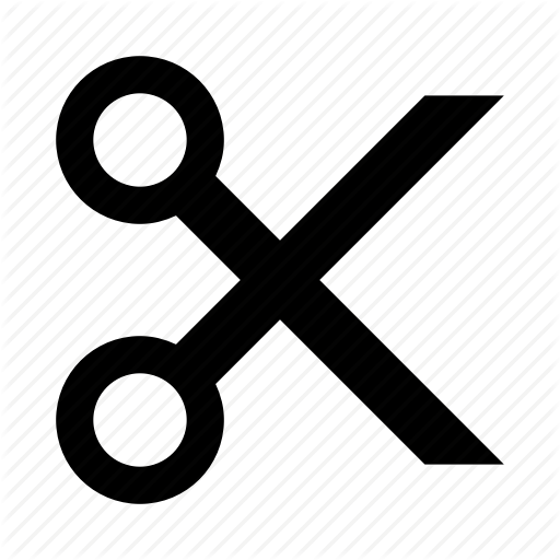 Crop, Cut, Scissors Icon