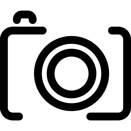 Photo Camera Lines Variant Icons Free Download