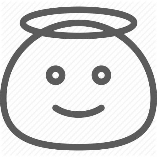 Angel, Chat, Cute, Emoji, Emoticons, Face Icon