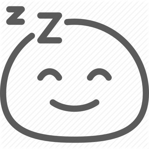 Chat, Cute, Emoji, Emoticons, Face, Sleeping Icon
