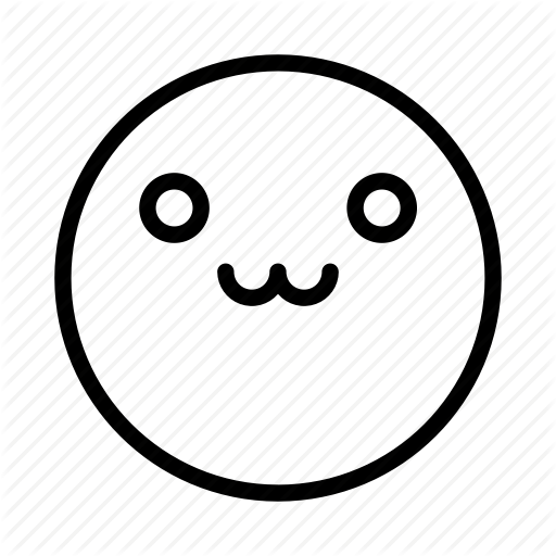 Cute, Emoji, Emoticon, Face, Portrait, Smile Icon