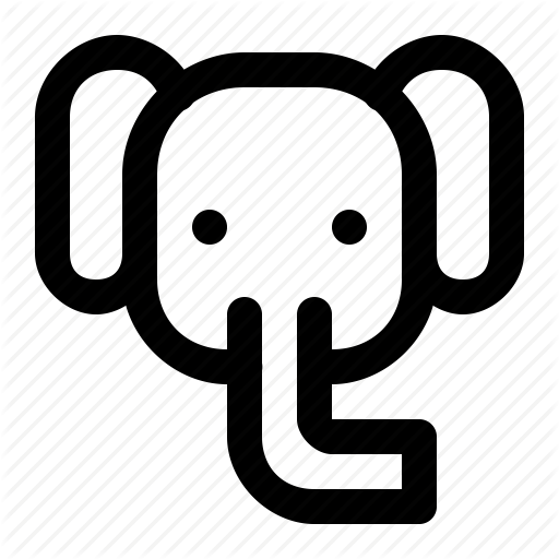 Animal, Cute, Elephant, Face, Zoo Icon