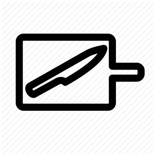 Cutting, Cutting Board, Food, Food Prep, Knife, Prepping, Slice Icon