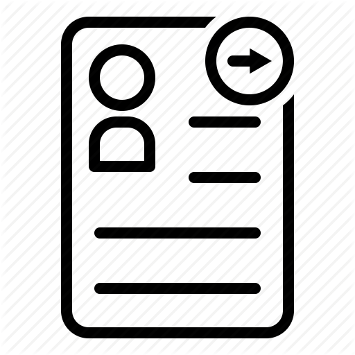 Curriculum Vitae, Cv, Resume, Submit Icon