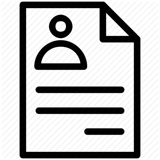 Cv, Document, Personal, Profile Icon