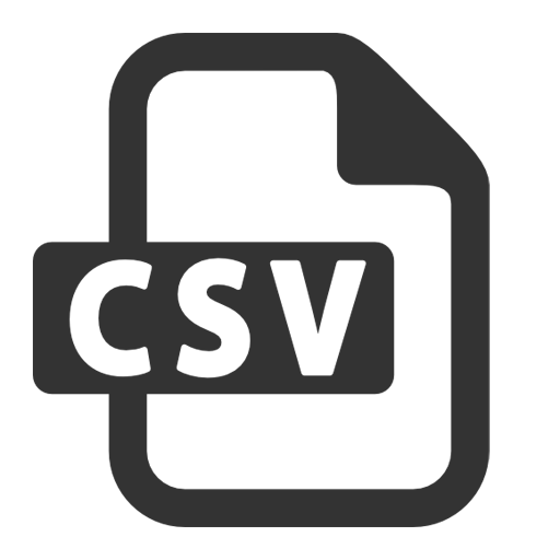 Collection Of Csv Icons Free Download