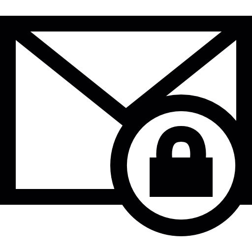 Mail Security Button Icons Free Download
