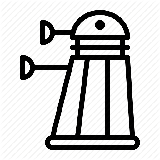 Cyberman Drawing Dalek Transparent Png Clipart Free Download
