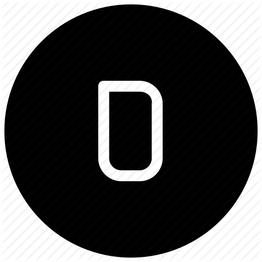 Alphabet, D Icon
