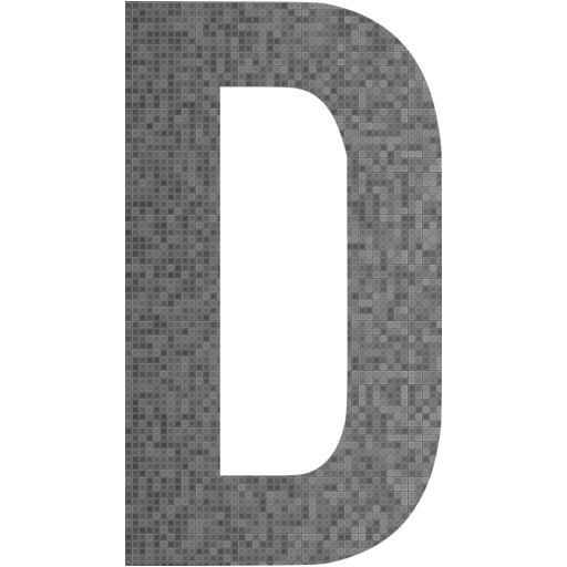Custom Color Letter D Icon