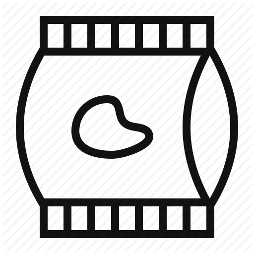 Bag, Chips, Eat, Fastfood Icon