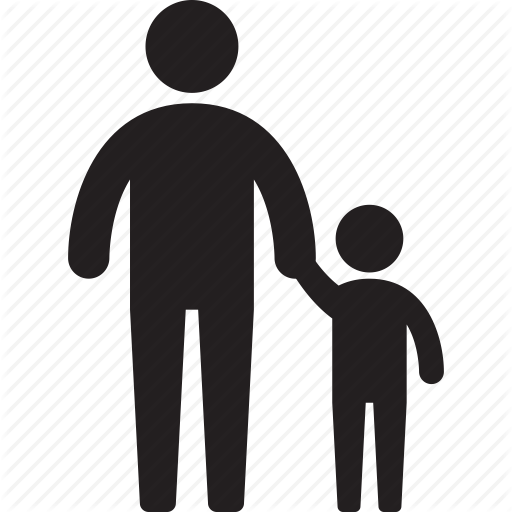 Boy, Dad, Daddy, Family, Father, Kids Icon