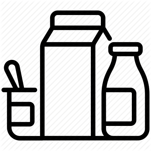 Dairy, Food, Milk, Nutrition, Package, Spoon, Yogurt Icon