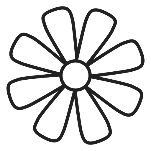 Daisy Flower Outline Icon