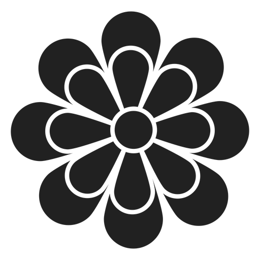 Simple Daisy Outline Icon