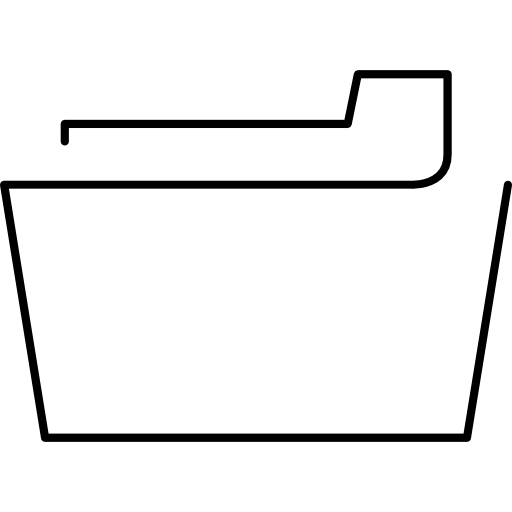 Continuous Line Folder Icons Free Download