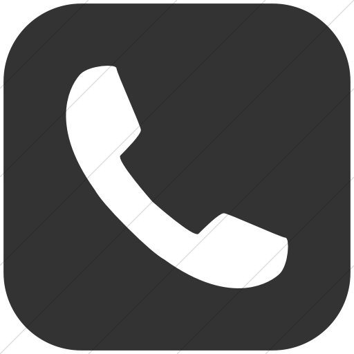 Flat Rounded Square White On Dark Gray Broccolidry