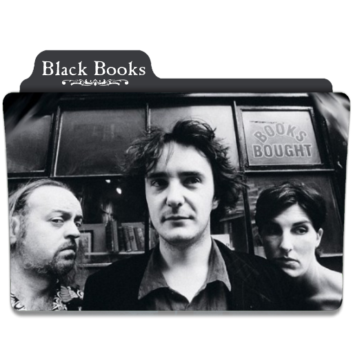Black Books Folder Icon