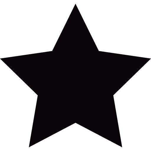 Little Black Star Icons Free Download