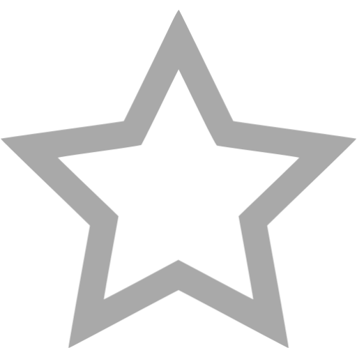 Dark Gray Star Icon