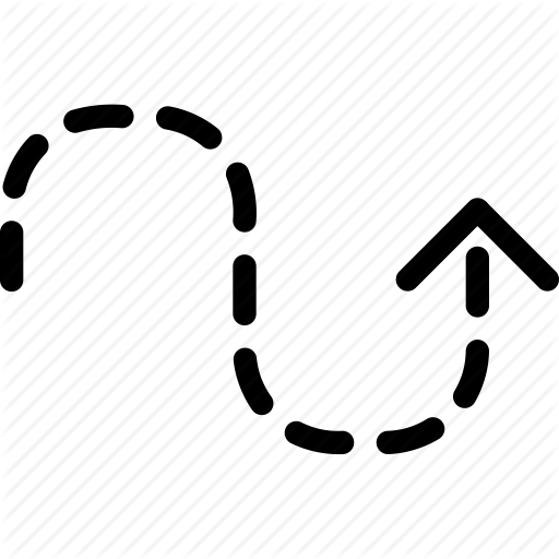 Arrow, Curve, Dash, Diagram, Rise, Up Icon