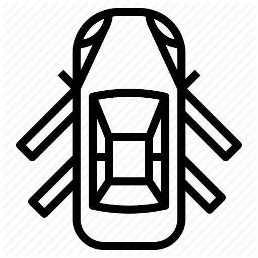 Car, Door, Top, Vehicle, View Icon