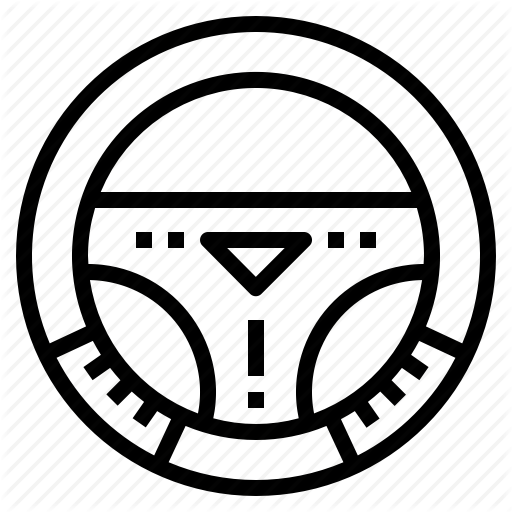 Car, Driving, Steering, Vehicle, Wheel Icon