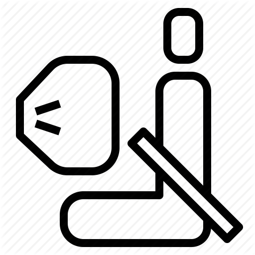 Accident, Airbag, Car, Protection, Security Icon