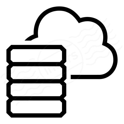 Iconexperience I Collection Data Cloud Icon
