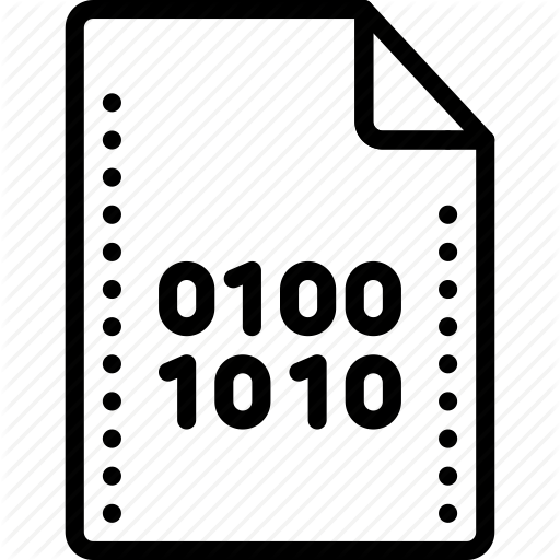 Binary, Data, File, Files, Folders, Numbers Icon