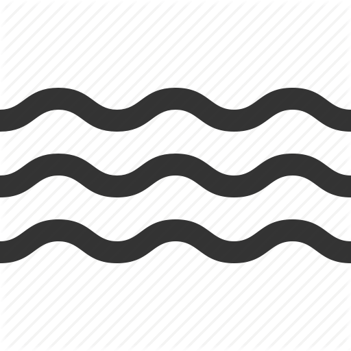 Lake, River, Water, Wave Icon