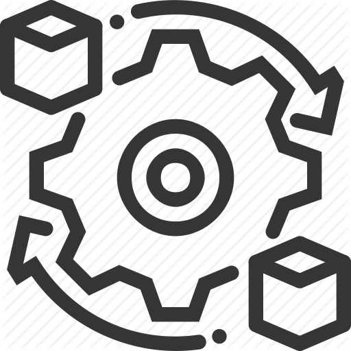 Box, Cogwheel, Data, Processing, Refresh, Settings