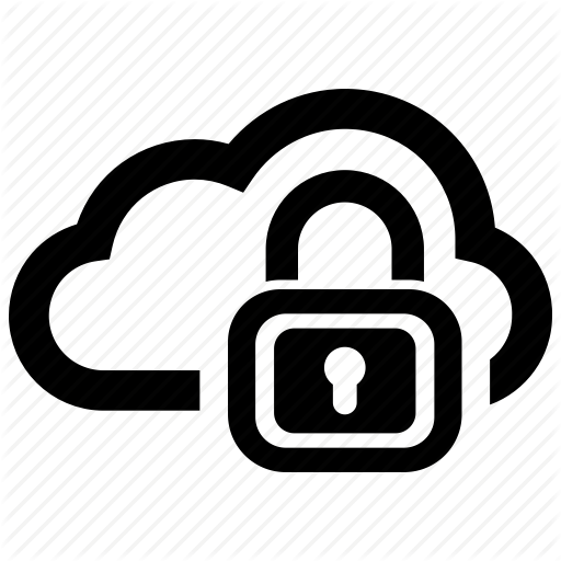 Cloud, Data, Security Icon