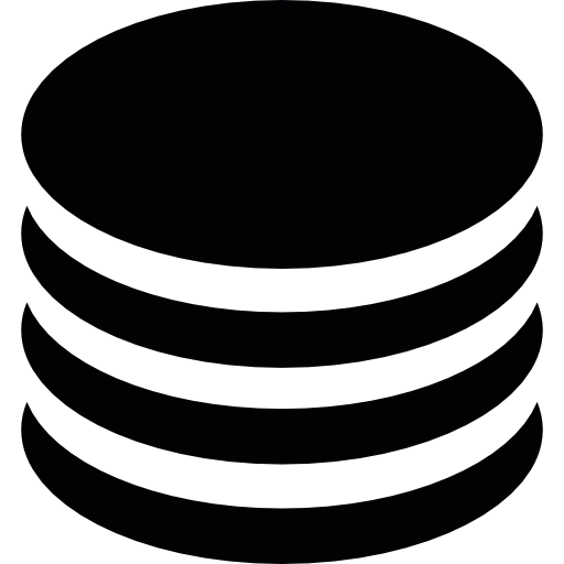 Coins, Money, Database Icon